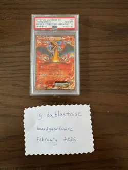 2014 POKEMON JAPANESE XY PROMO CHARIZARD EX#30 PROMO-COROCORO MAGAZINE PSA 10 - Image 1