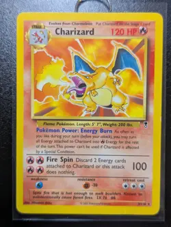RARE 2002 POKEMON LEGENDARY COLLECTION #3 CHARIZARD (NON-HOLO) - Image 1