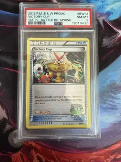 Victory Cup (1st Place) - BW31 - Pokemon B & W Spring Battle Road 2012 PSA 8 - Image 1
