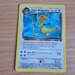 Dark Dragonite (22/82) Non Holo Team Rocket Set Rare Pokemon Card! FREE P&P! - Image 1