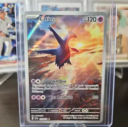 Pokemon TCG Latios 203/191 SV08: Surging Sparks Illustration Rare Near Mint - Image 1