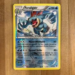 Pokemon TCG Feraligatr Phantom Forces 17/119 Reverse Holo Holo Rare LP - Image 1