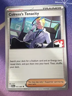Play! Pokemon Prize Pack 6 Shrouded Fable 057/064 Colress's Tenacity - Image 1