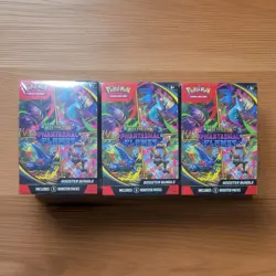 Pokemon Mega Evolution Phantasmal Flames Booster Bundle Lot x3 Half Box 18 Packs - Image 1