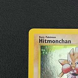 Pokemon TCG Hitmonchan Base Set 2 8/130 Holo Rare - DMG - Image 4