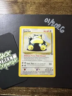 Snorlax 27/64, Jungle Set, Pokemon TCG, WOTC, Vintage 1999, Non Holo Rare, MP - Image 4