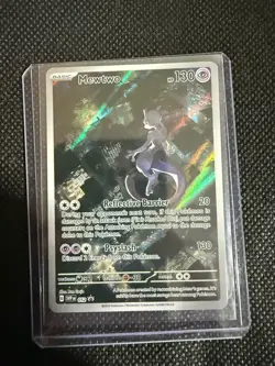 Pokemon Mewtwo TCG Scarlet & Violet 151 Promo Holo Rare 052 UPC NM - Image 1