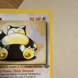 Pokemon TCG Vintage Non Holo Rare Snorlax Jungle 27/64 1999 LP - Image 4