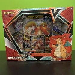 Pokemon TCG Dragonite V Box Factory Sealed Evolving Skies & Fusion Strike - Image 1