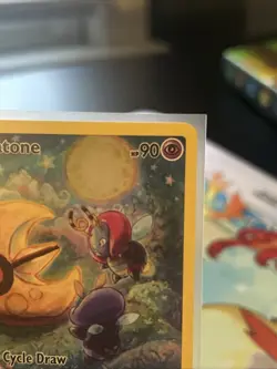 Pokemon TCG Lunatone Crown Zenith: Galarian Gallery GG11/GG70 Full Art Holo Rare - Image 4
