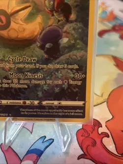 Pokemon TCG Lunatone Crown Zenith: Galarian Gallery GG11/GG70 Full Art Holo Rare - Image 5