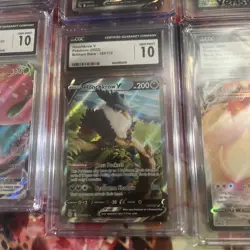Pokemon TCG Sword & Shield CGC 10 Lot Blastoise Venusaur Eevee Vmax Pikachu - Image 5