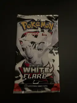 Heavy! 22.50g Pokemon TCG SV10.5 White Flare Booster Pack Sealed! - Image 2