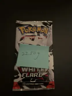 Heavy! 22.50g Pokemon TCG SV10.5 White Flare Booster Pack Sealed! - Image 3