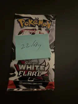 Heavy! 22.68g Pokemon TCG SV10.5 White Flare Booster Pack Sealed! - Image 3