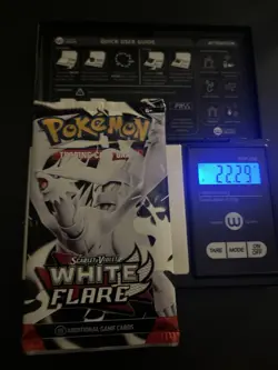 Heavy! 22.29g Pokemon TCG SV10.5 White Flare Booster Pack Sealed! - Image 1