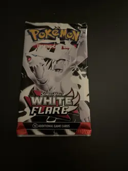 Heavy! 22.29g Pokemon TCG SV10.5 White Flare Booster Pack Sealed! - Image 2