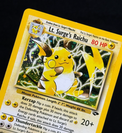 LT. SURGE'S RAICHU *Holo Rare* (LP/NM) - Gym Challenge 11/132 - Pokemon TCG - Image 2