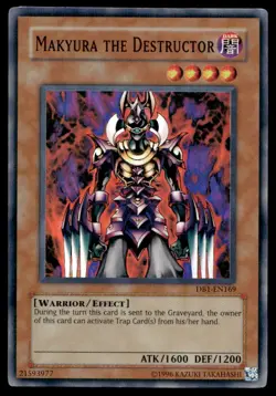 Yu-Gi-Oh TCG Dark Beginning 1 #DB1-EN169 Makyura the Destructor Super Rare - Image 1