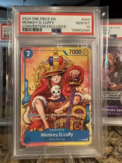 Monkey.D.Luffy (Convention Promo 2024) P-043 One Piece Promotion Cards Foil - Image 1