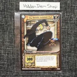 Sanji One Piece Card CCG/TCG Silver Promo 2005 PR010 Quest Begins NEAR MINT - Image 1