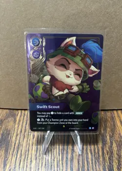Riot Games League of Legends Teemo Swift Scout Champion Foil Card OGN - Image 1