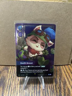 Riot Games League of Legends Teemo Swift Scout Champion Foil Card OGN - Image 2