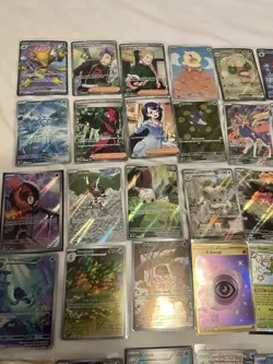 Pokemon TCG Multiple Full Art Cards, illustration Rare, Trainer, 50 Cards - Image 2
