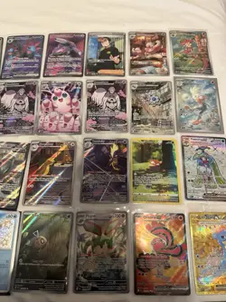 Pokemon TCG Multiple Full Art Cards, illustration Rare, Trainer, 50 Cards - Image 4