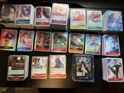 One Piece TCG English x1200+ Card Lot Variety Of Sets SR, R, UC, C See Desc. - Image 1