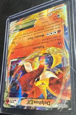 Delphox EX XY19 XY Promo Holo Pokemon TCG Card Heavily Played - Image 3