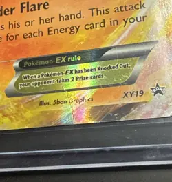 Delphox EX XY19 XY Promo Holo Pokemon TCG Card Heavily Played - Image 5