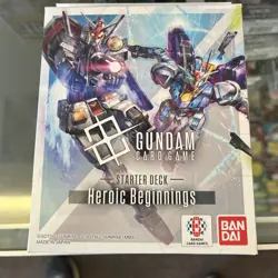 [ENGLISH] Gundam Card Game Starter Deck: [ST01] Herioc Beginnings - Image 1