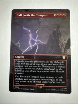 Call Forth the Tempest (Borderless) MTG Commander: the Lord of the Rings - Image 1