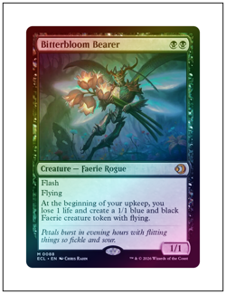 1x Bitterbloom Bearer, Foil, Lorwyn Eclipsed, Magic the Gathering MTG NM - Image 1