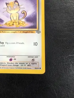 Meowth First Edition Jungle Pokemon 56/64 - Image 4