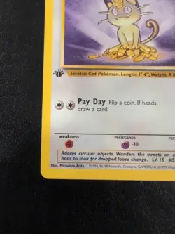 Meowth First Edition Jungle Pokemon 56/64 - Image 5