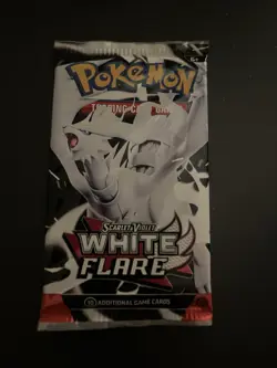 Very Heavy! 22.76g Pokemon TCG SV10.5 White Flare Booster Pack Sealed! - Image 2