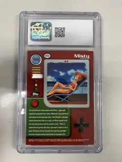 1999 Topps Pokemon Series 1 Misty TV3 CGC 7 Near Mint - Image 2