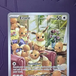 Pokemon TCG Scarlet Violet Twilight Masquerade Sv06: Eevee 188/167 Holo Full Art - Image 2
