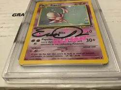 Pokemon 2001 Espeon Holo 1st edition Neo #1/75 PSA Autograph Series Gem Mint 10 - Image 4