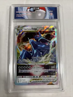 2022 Pokemon Origin Forme Dialga Vstar V Promo #swsh256 HGC 9 (sb2) - Image 1