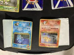 Pokemon Japanese Gym Set Holos HEAVILY DAMAGED, Moltres Venusaur Gyarados - Image 3