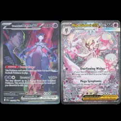 Pokemon Lot EX Tm Rocket’s Mewtwo 231 GX Mega Gardevoir 178 Special Rare Heavy! - Image 1