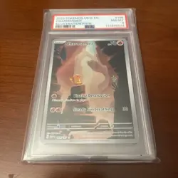 PSA 8 MINT Charmander 168/165 Illustration Rare English 151 Pokemon TCG - Image 1