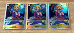 One Piece #OP13-110 Stussy Super Rare SR (X3) Carrying On His Will - Image 1