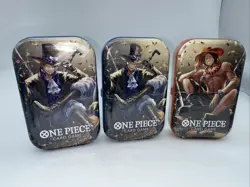 ONE PIECE CARD GAME - Mini TIN PACK Lot Of 3 Tins Set VOL. 2 - Image 1