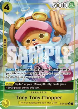 ST29-007 Tony Tony Chopper C (Alt Art) Starter Deck29 Egghead One Piece TCG - Image 1