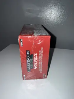 One Piece OP13 ENG “Carrying On His Will” Booster Box - Sealed Minor rip - Image 2