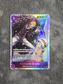 Rosinante & Law (SR) EB04-038 One Piece TCG The Azure Sea's Seven - Image 1